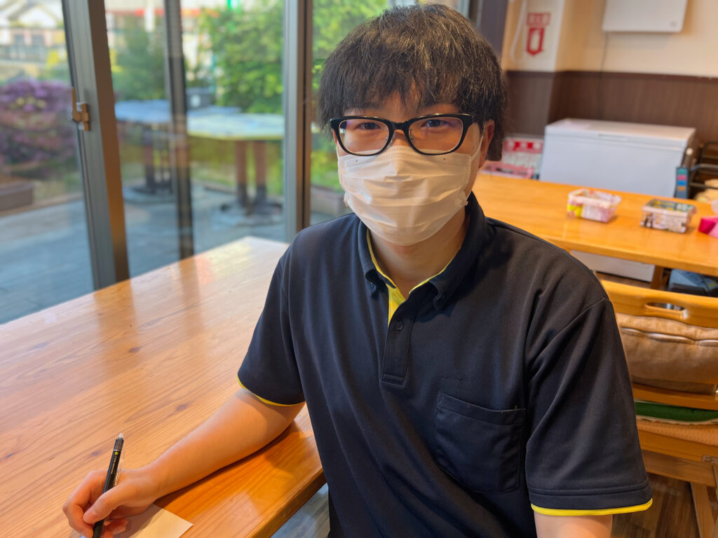 及川さんがお話されている写真
