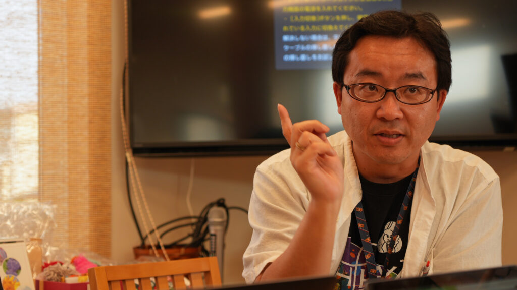 福本さんにお話しいただいている写真