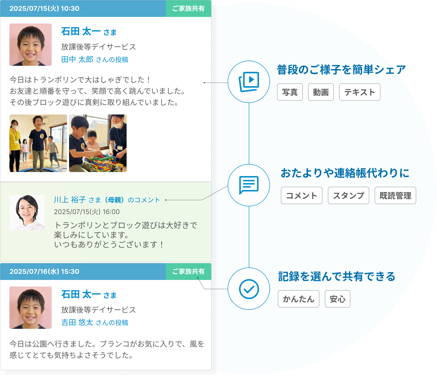 タイムラインの画面2